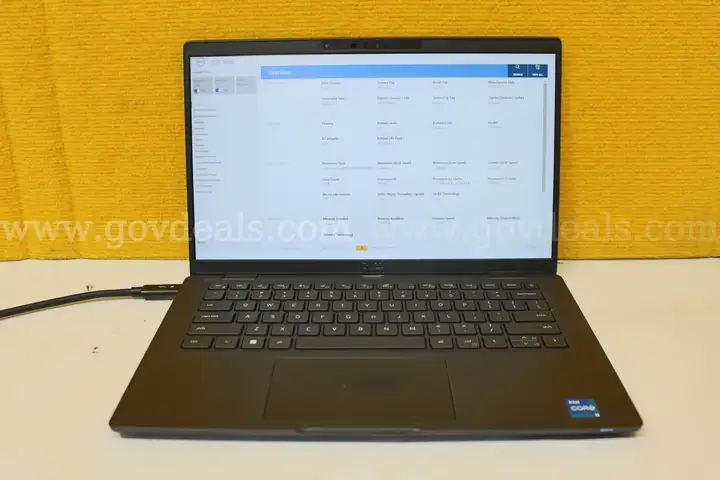 (1) Dell Latitude 7430 14.0" Laptop - Intel i5, 16GB RAM, 256GB SSD, OS: Windows 10, (1) Charger