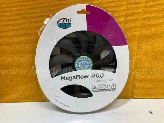 (1) Cooler Master MegaFlow 200 Silent Fan