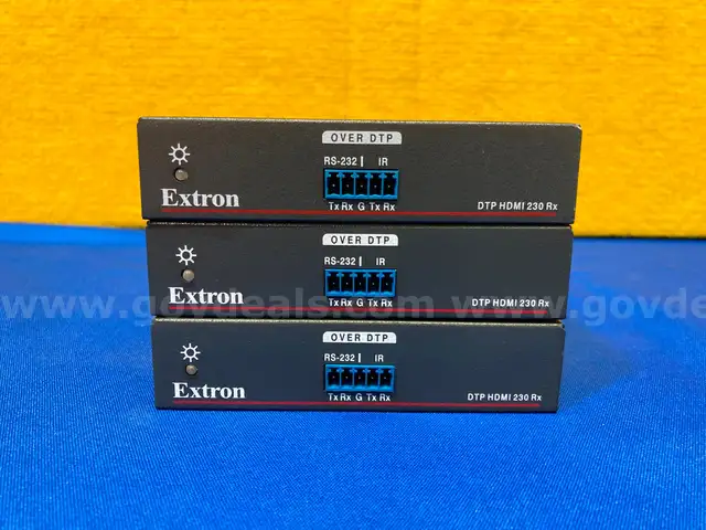 (3) Extron DTP HDMI 4K 230 Rx Receiver