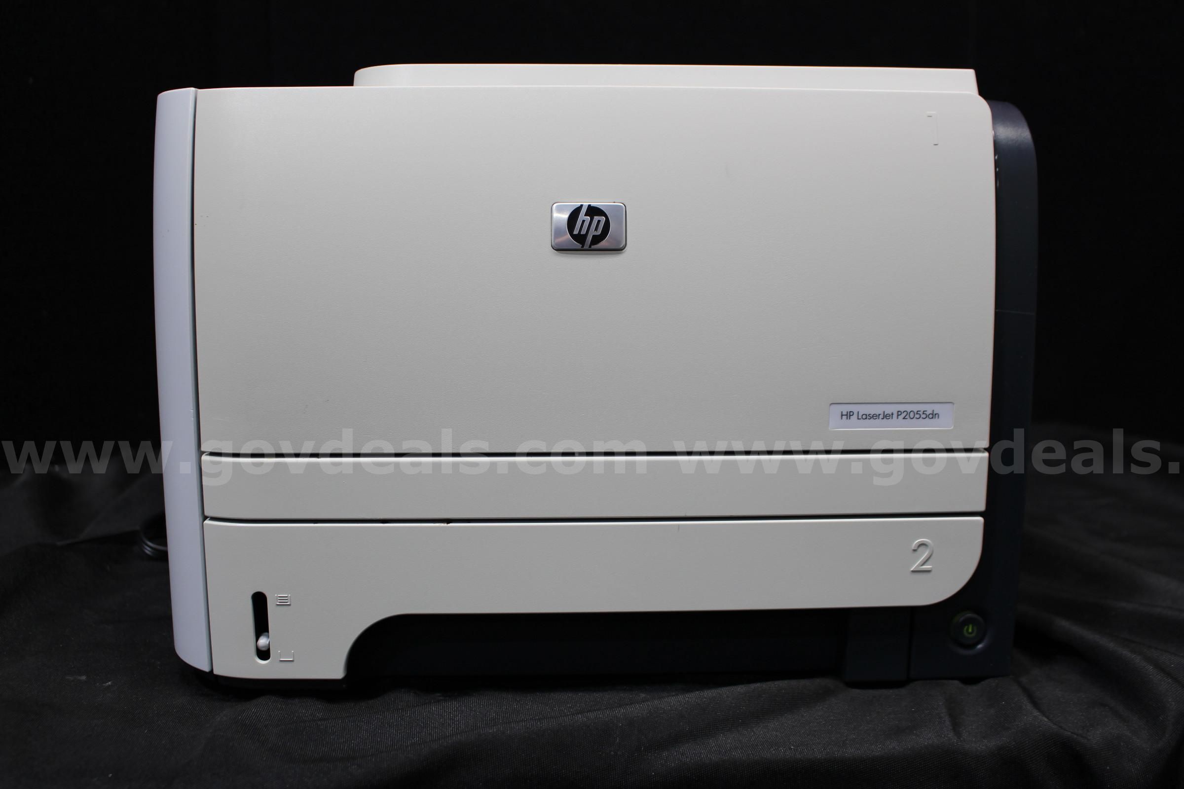 1) HP LaserJet P2055dn Printer | GovDeals