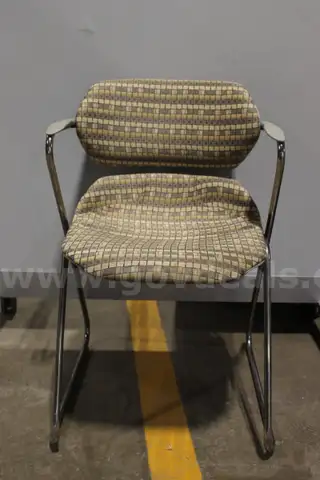 (1) Acton Stacker fabric chair