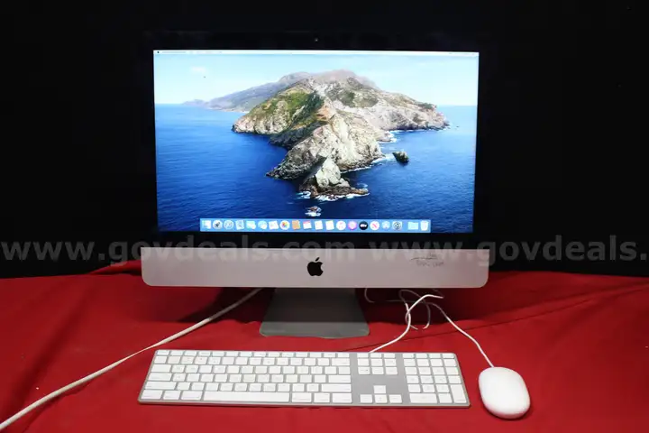 (1) Apple iMac A1418 Desktop, (1) Apple Keyboard A1243 &#x26; (1) Apple Mouse A1152