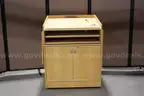 (1) Rolling Wooden Podium