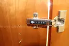 (1) Geiger Double Door Wooden Wardrobe Cabinet