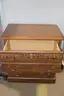 (1) Wooden 4-Drawer Dresser &#x2013; Lockable Storage Cabinet