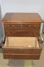(1) Wooden 4-Drawer Dresser &#x2013; Lockable Storage Cabinet