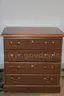 (1) Wooden 4-Drawer Dresser &#x2013; Lockable Storage Cabinet