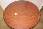 (1) 42&#x22; Round Conference Table &#x2013; Cherry Finish, Pedestal Base