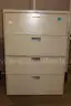 (1) Four-Drawer Metal File Cabinet