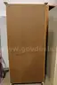 (1) Wooden Storage Cabinet &#x2013; Open Shelf + Dual Door Storage