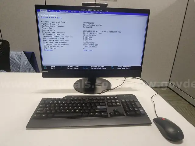 (1) Lenovo M920z All-in-One (ThinkCentre) &#x2013; Type 10S7 (No Drive) - [IU-NW]