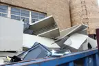 (1) Scrap Lot &#x2013; Mixed Metal Office Cabinets &#x26; Shelving