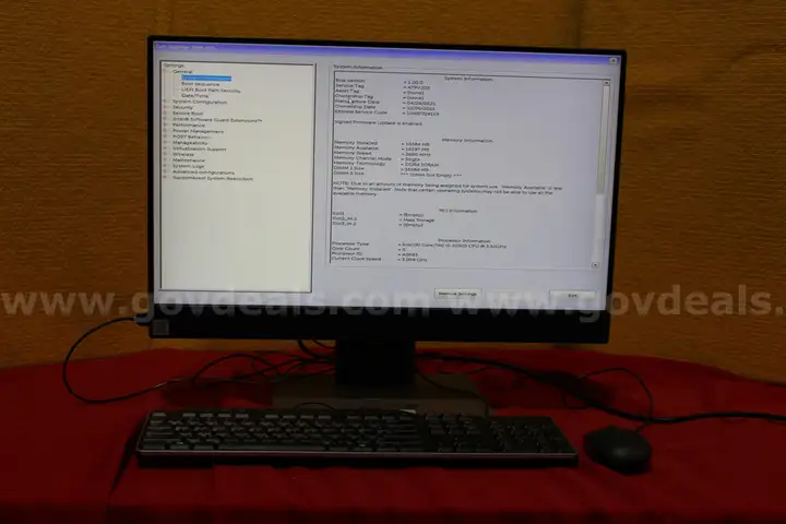 (1) Dell OptiPlex 7480 AIO &#x2013; Intel i5 10500, 16GB RAM, 512GB SSD
