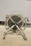 (1)Gen Med Vintage Rolling Lab Stool &#x2013; Swivel Seat, Chrome Base