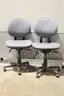 (2) Steelcase Office Chairs &#x2013; Rolling base with adjustable height and back