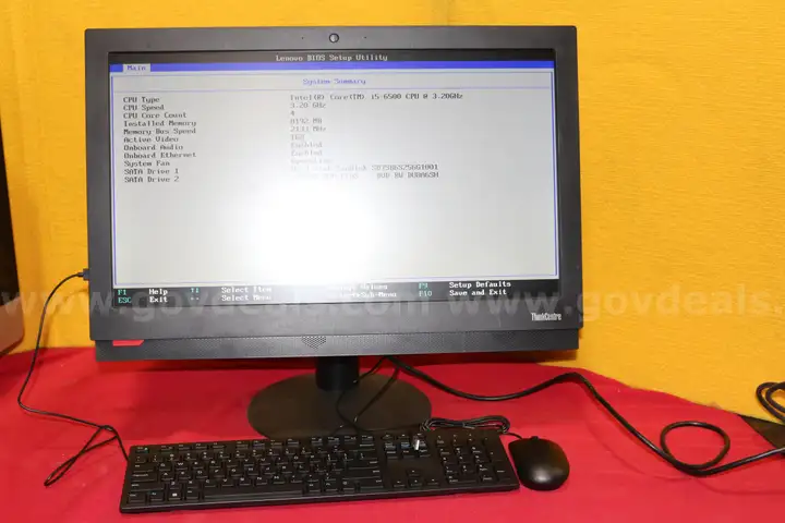 (1) Lenovo ThinkCentre AIO PC &#x2013; i5, 8GB RAM, 256GB