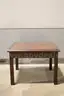 (1) Kimball Side Table &#x2013; Square Top, Solid Wood Legs