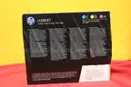 (3) HP Laser Jet Print Cartridges (410A: Blue, Yellow, &#x26; Magenta)