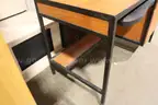 (1) Computer Desk - Brown