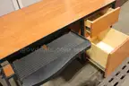 (1) Computer Desk - Brown