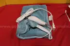 (1) Sunbeam Flexible, Plush Fabric Heating Pad - Teal