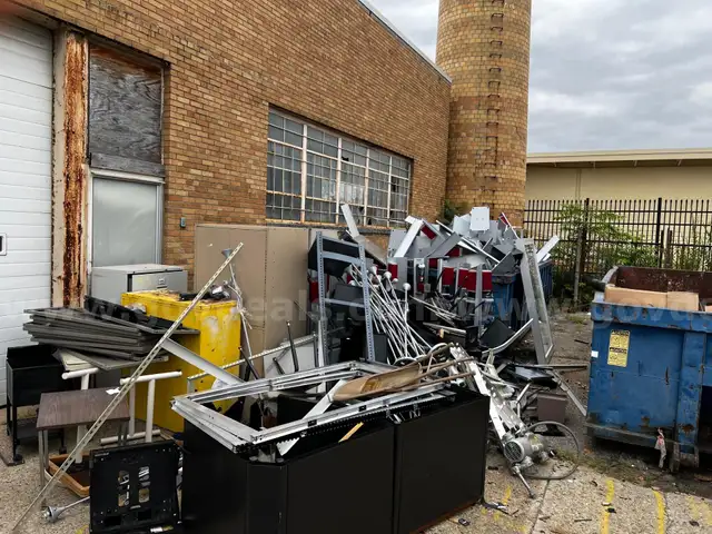 Scrap Lot - metal, lab equipment, filing cabinets, misc.
