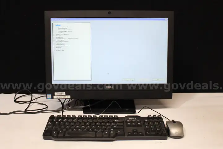 (1) Dell OptiPlex 5250 AIO - Intel i5 inside, 16GB, No Drive, (1) Keyboard &#x26;(1) Mouse