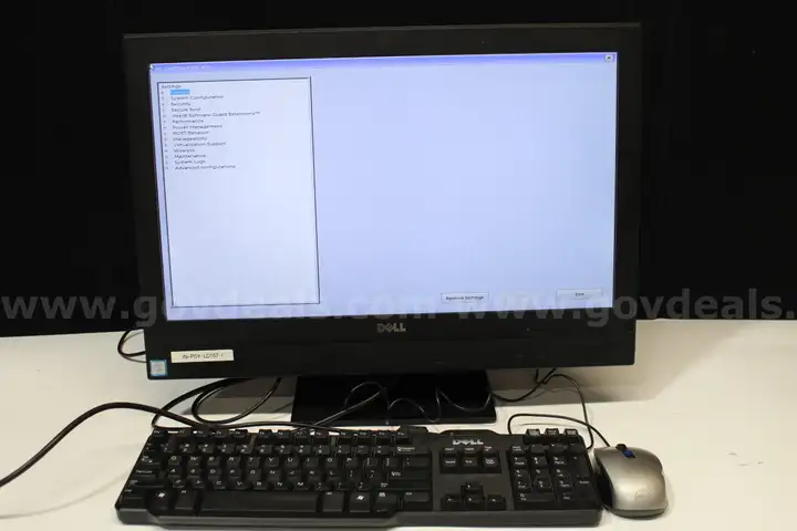 (1) Dell OptiPlex 5250 AIO - Core i7, 16GB, No Drive, (1) Keyboard &#x26;(1) Mouse