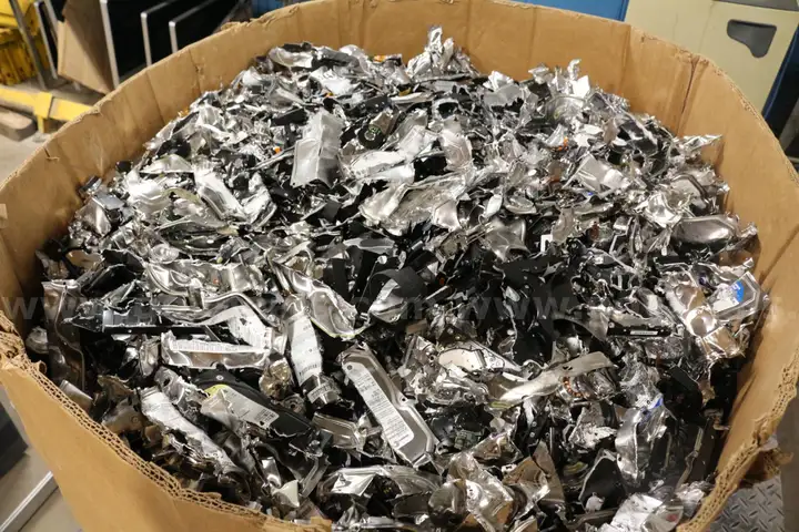 (1) 844 lbs of Scrap Metal (Shredded HDDs)