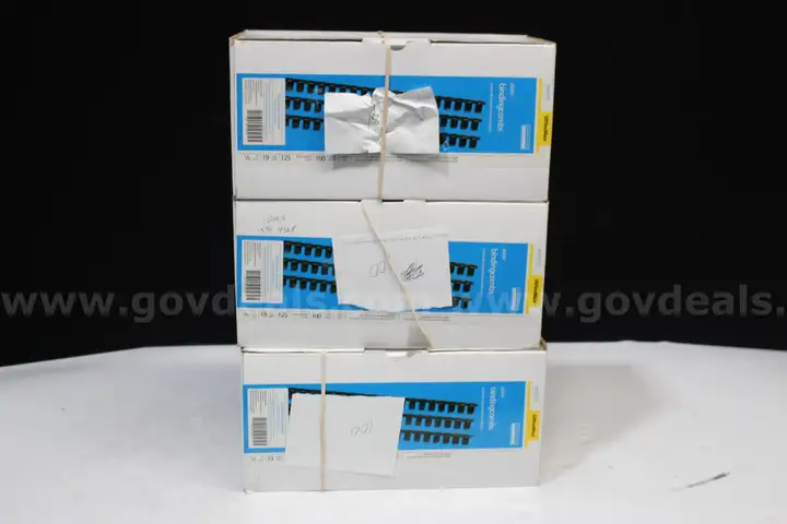 (3) Office Max Boxes of Binding Combs