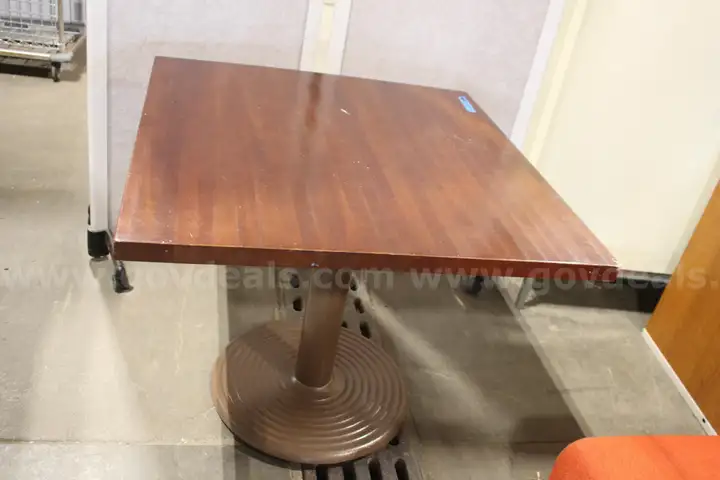 (1) Wooden Table