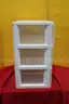 (1) 3 Drawer Plastic Storage