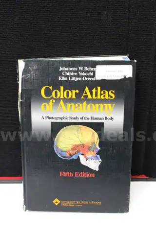 (1) 5th Edition Color Atlas of Anatomy textbook