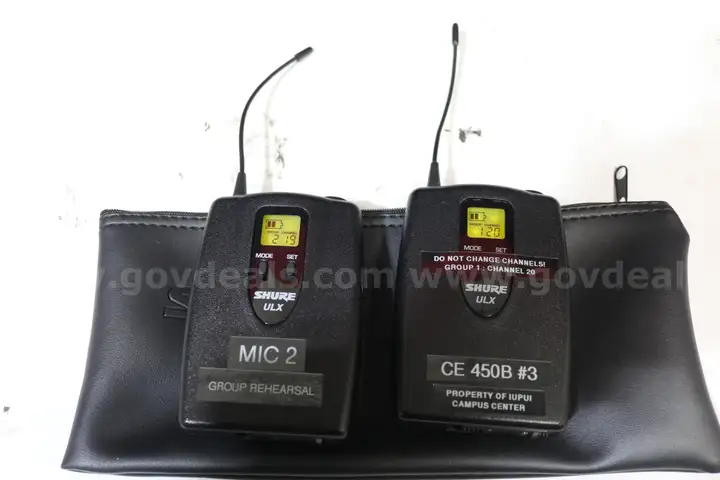 (2) Shure ULX1-J1 Transmitter