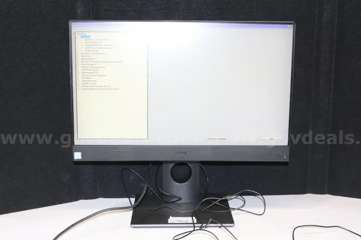 (1) Dell OptiPlex 7470 AIO, Memory 16GB, HDD/SDD 512GB, Processor i5-9500