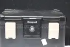 (1) Black Honeywell Safe Box