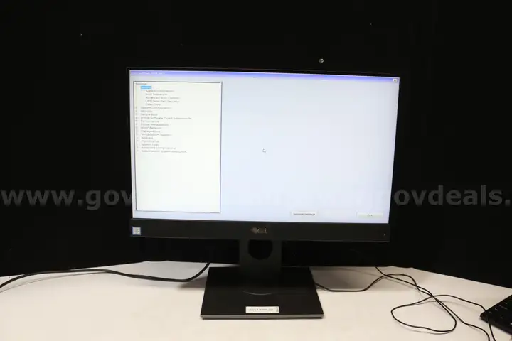 (1) Dell OptiPlex 7470 AIO, Memory 16GB, HDD/SDD 512GB, core i5-9500