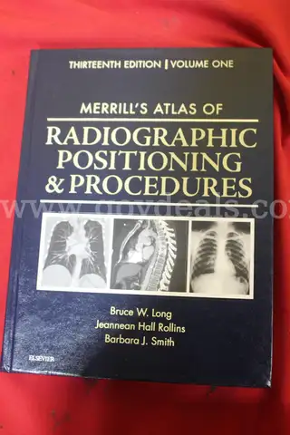 (1) Merrill's Atlas of Radiographic Positioning & Procedures Vol.1; 13th Edition