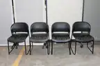 (4) Guest Stacker Chairs MFG by The Hon Company