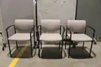 (3) Steelcase Stackable Chairs