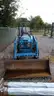 LS Tractor with Backhoe Attachment - Has Motor Issue