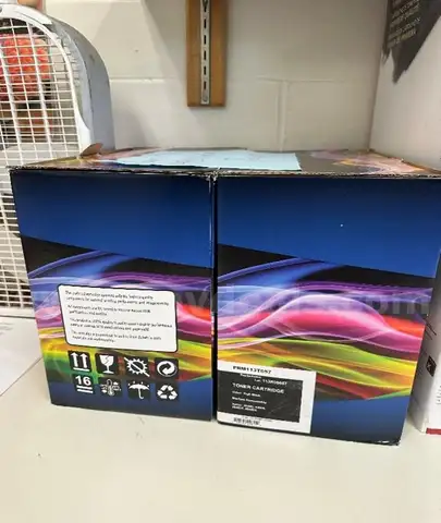 33 Various Toner Cartridges and 24 Staple Boxes