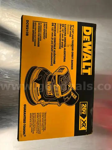 Dewalt 5" random orbit sander without battery