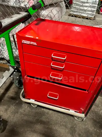 Wheeled Cart with Drawers - LIKE NEW