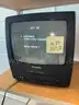 Sylvania TV/VCR, turns on