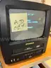 Sylvania TV/VCR, turns on