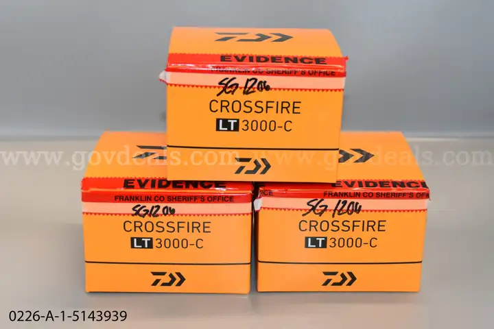 3 Daiwa Crossfire LT 3000-C Spinning Reels