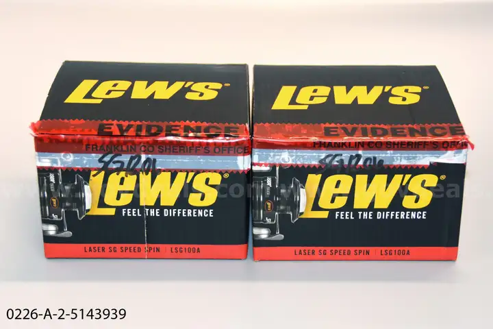 2 Lew's Laser SG Speed Spin Spinning Reels LSG100A
