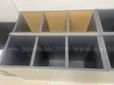 5 storage shelving units  - lot 330