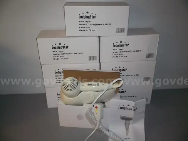 8 Wall Mount Hair Dryers